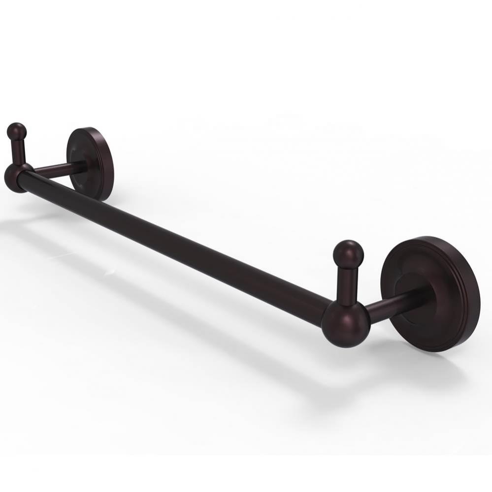 Prestige Regal Collection 24 Inch Towel Bar with Integrated Hooks