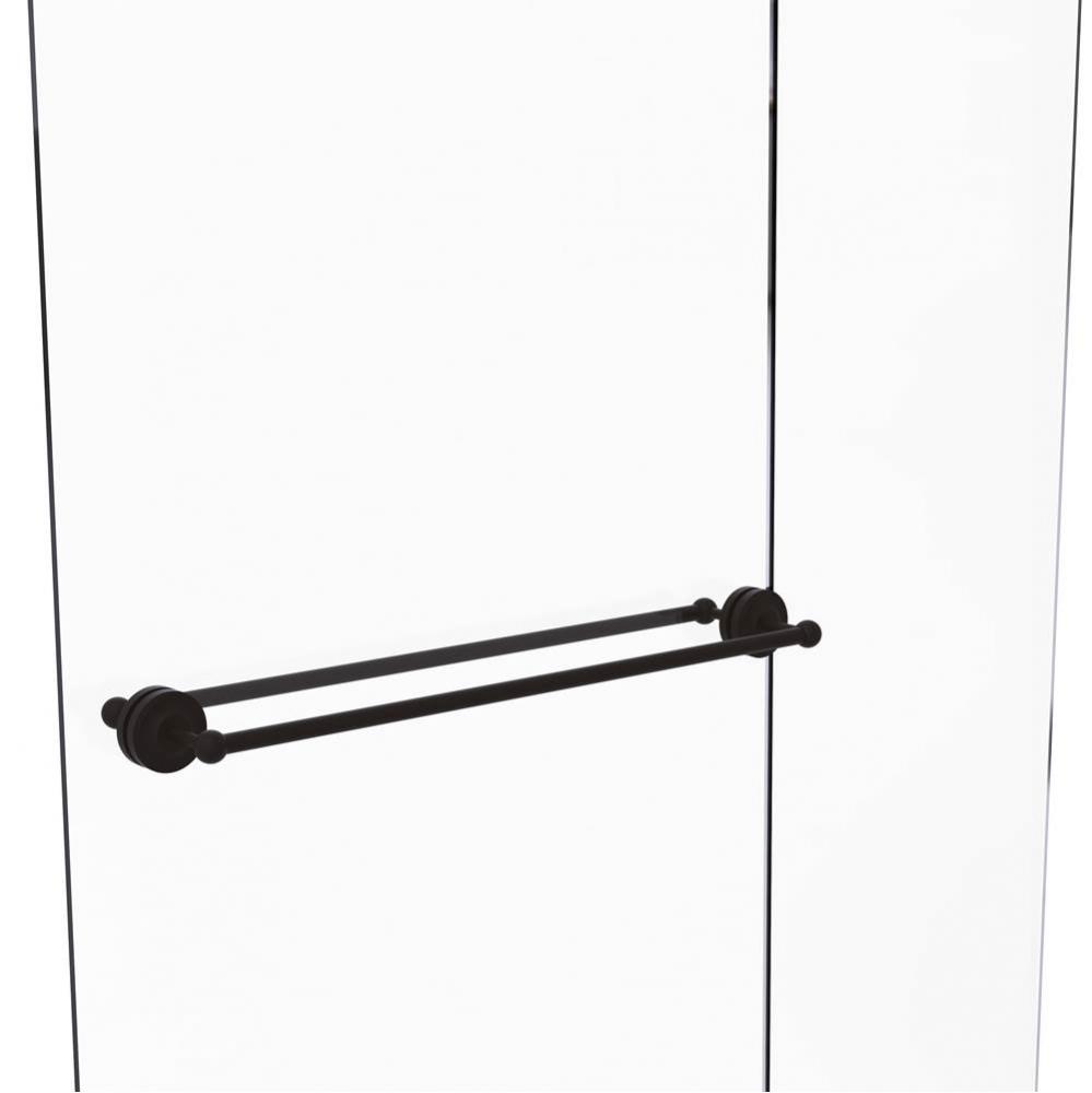 Prestige Regal Collection 30 Inch Back to Back Shower Door Towel Bar
