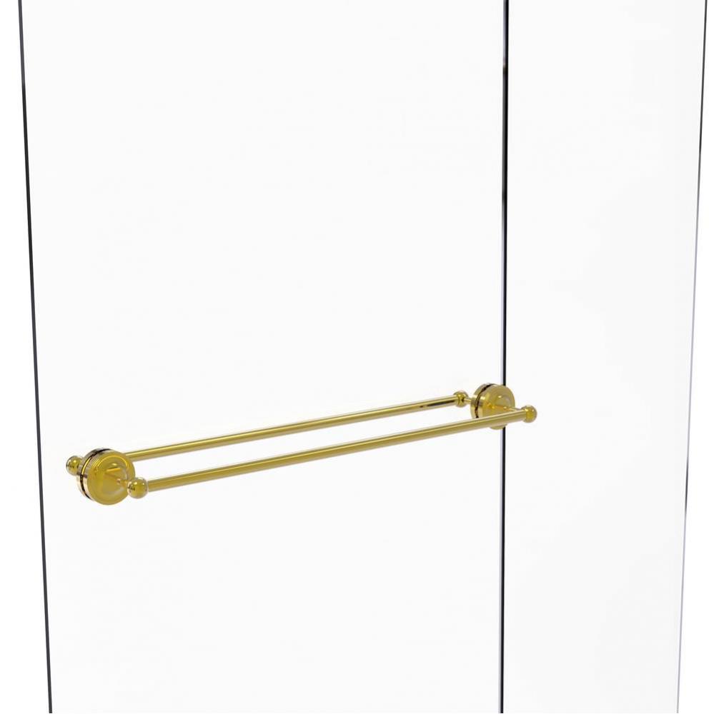 Prestige Regal Collection 30 Inch Back to Back Shower Door Towel Bar