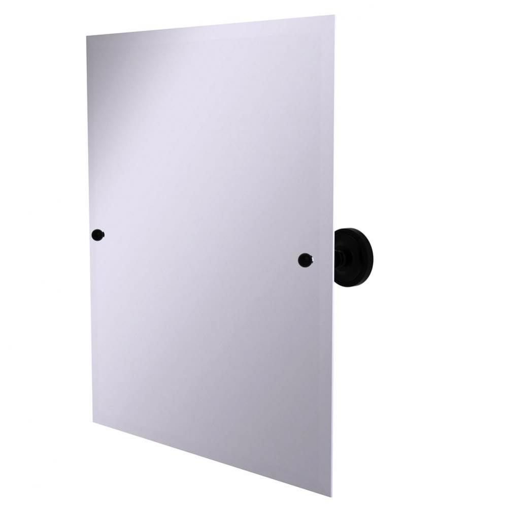Frameless Rectangular Tilt Mirror with Beveled Edge