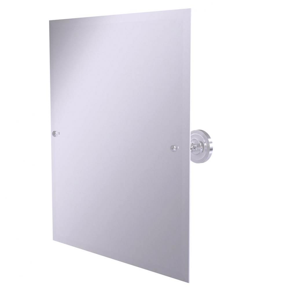 Frameless Rectangular Tilt Mirror with Beveled Edge