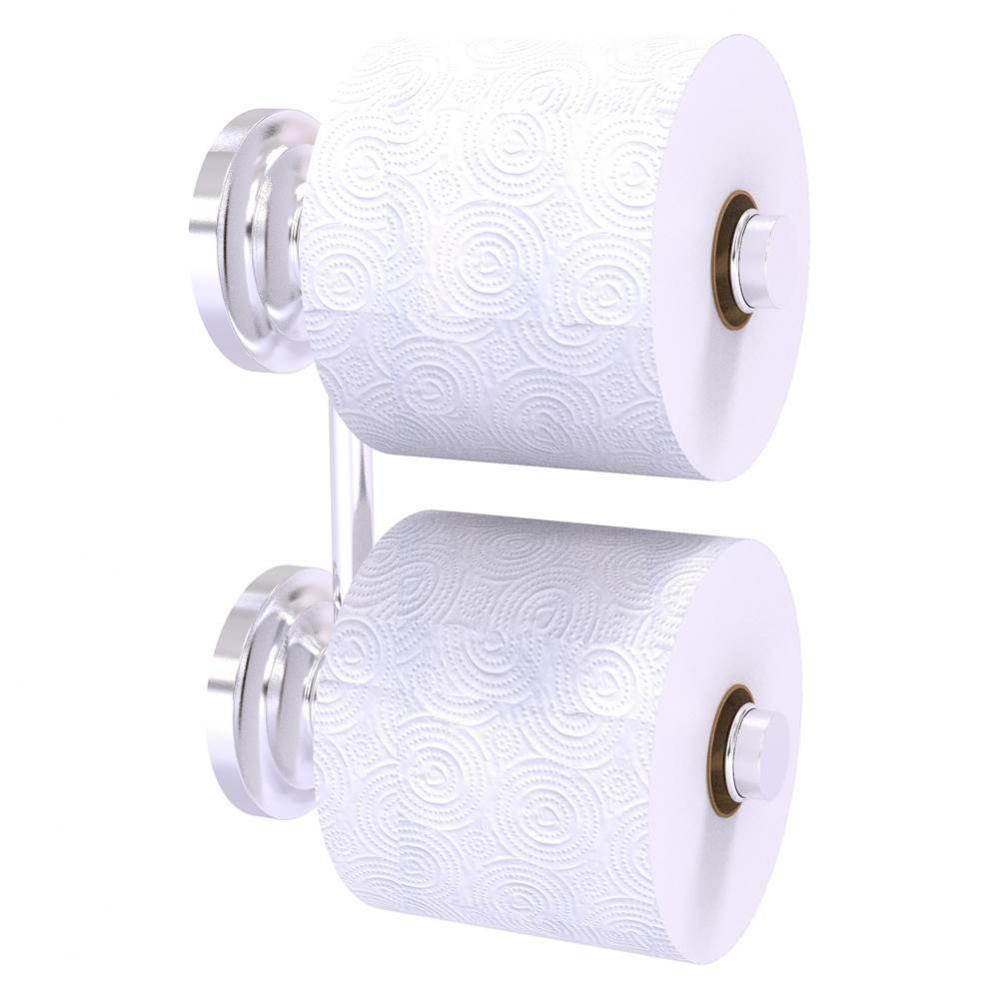 Que New Collection 2 Roll Reserve Roll Toilet Paper Holder - Satin Chrome