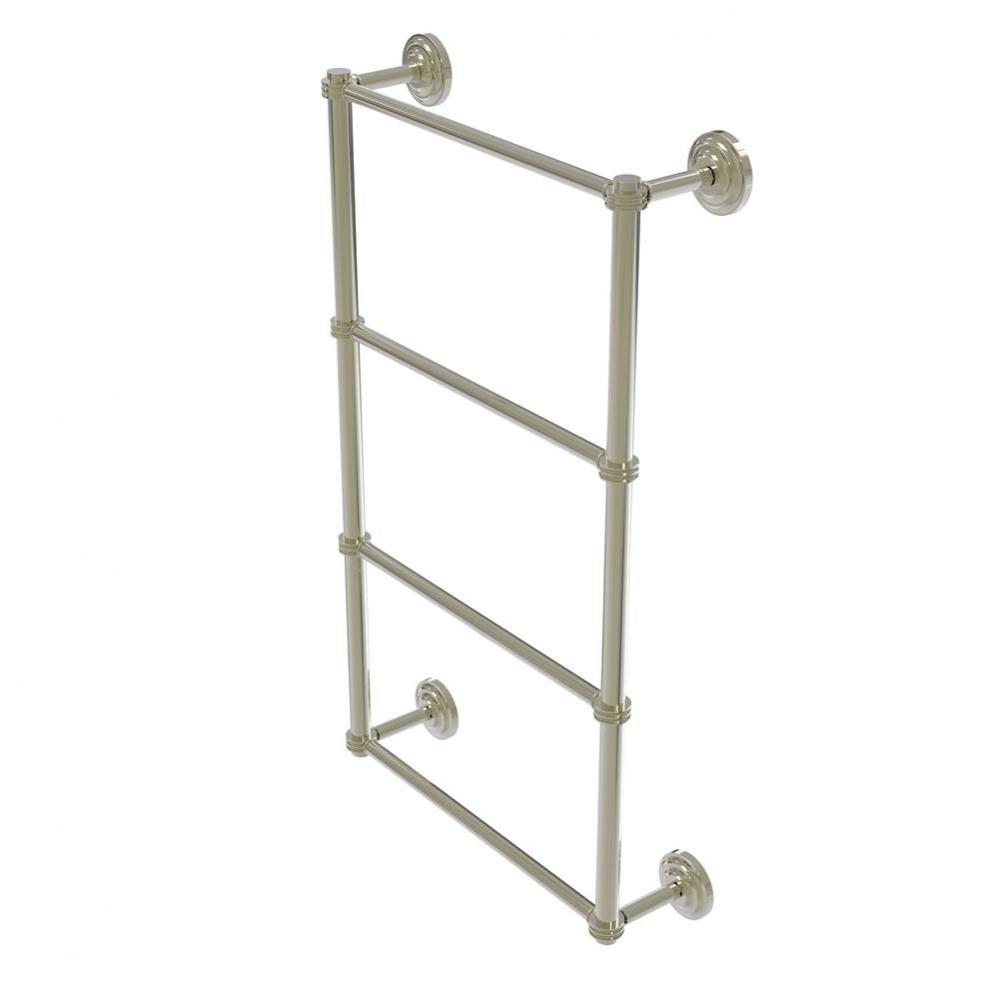 Que New Collection 4 Tier 30 Inch Ladder Towel Bar with Dotted Detail