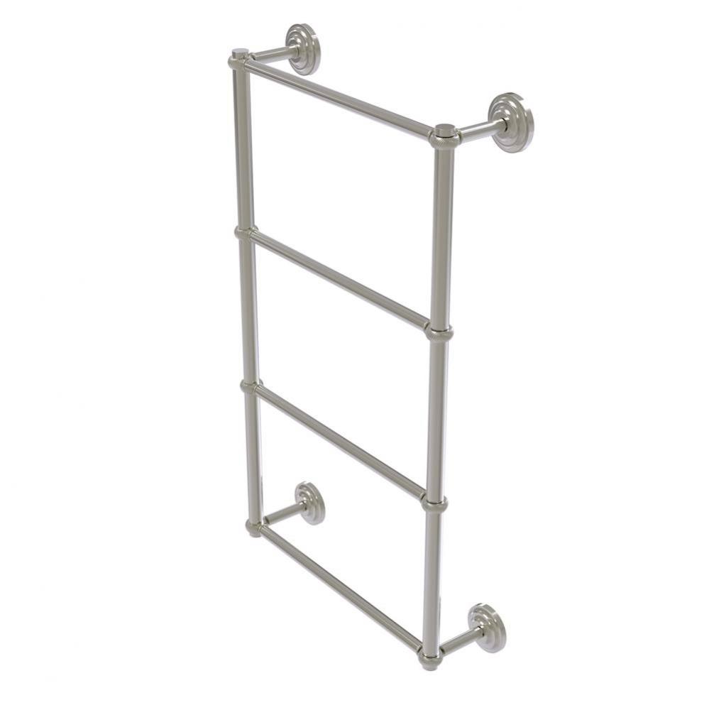 Que New Collection 4 Tier 36 Inch Ladder Towel Bar with Twisted Detail