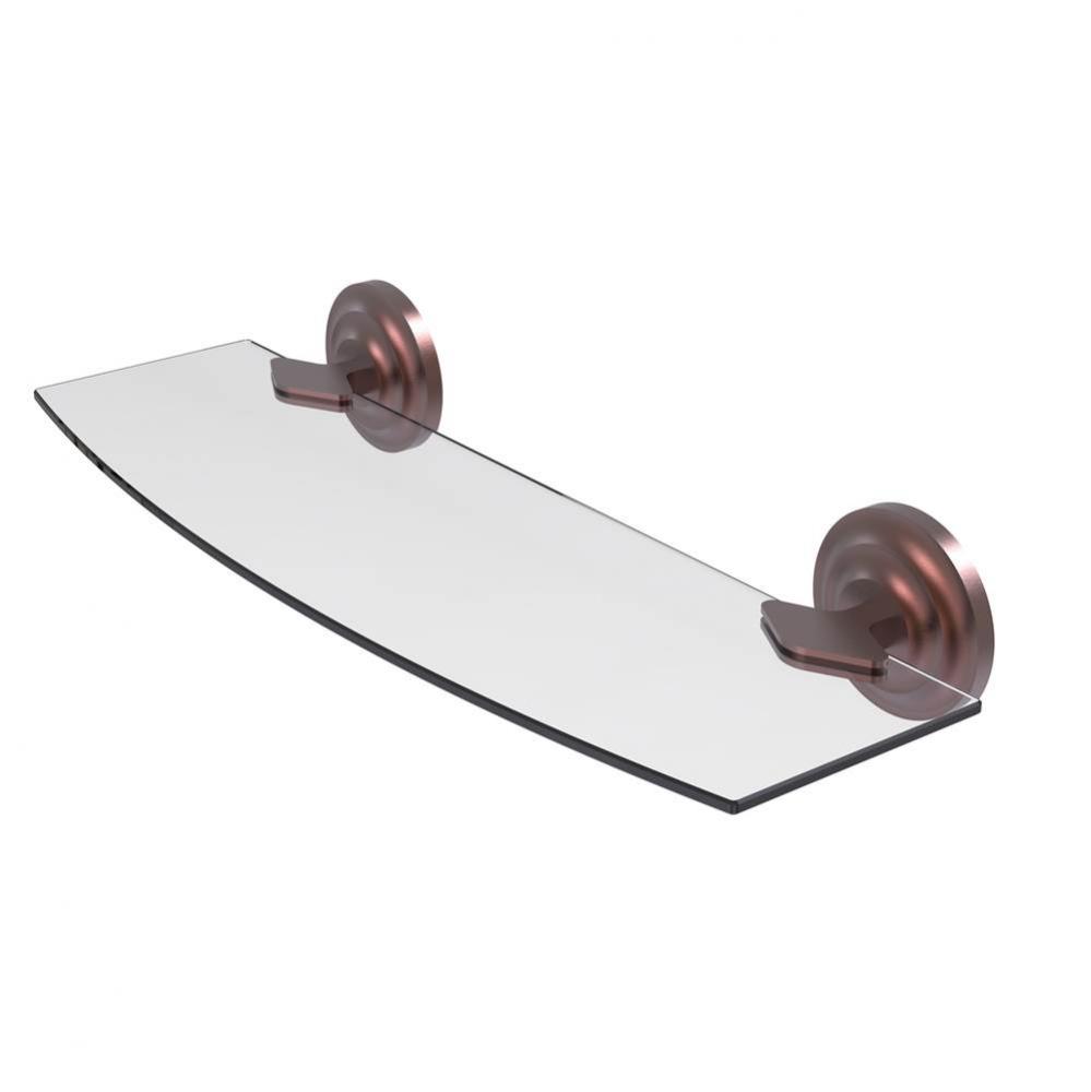 Que New Collection 18 Inch Glass Shelf