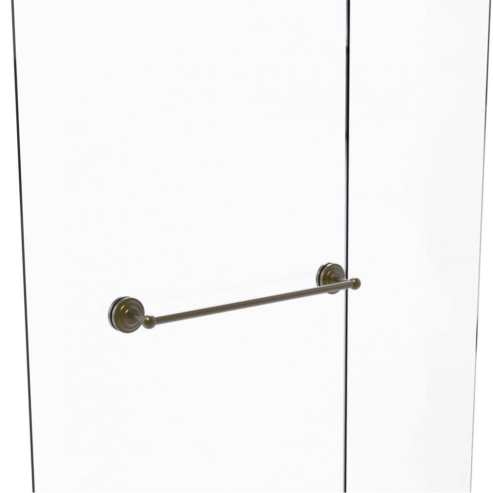Que New Collection 24 Inch Shower Door Towel Bar