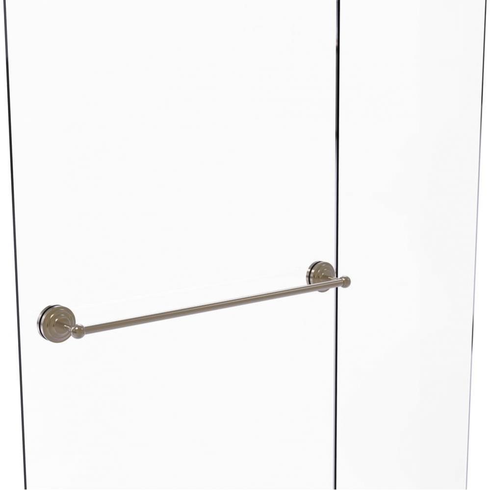 Que New Collection 30 Inch Shower Door Towel Bar