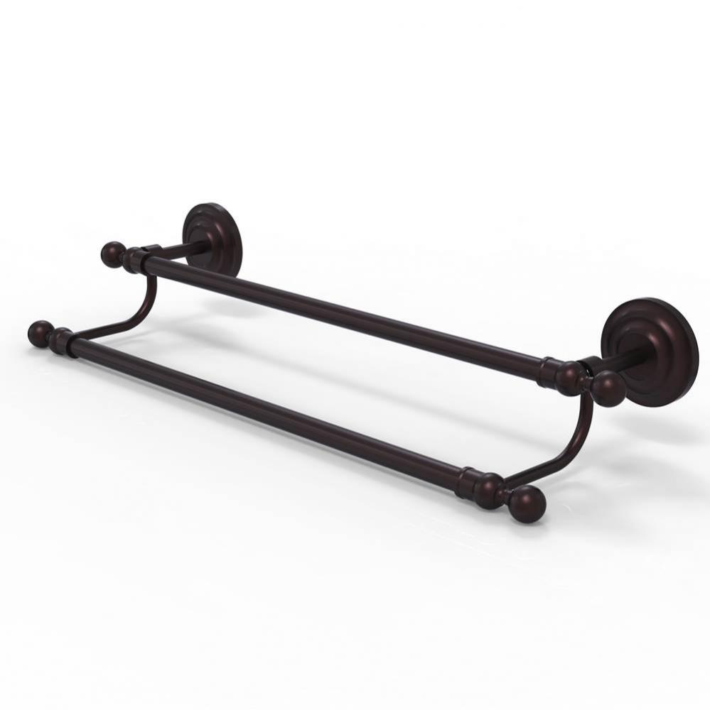 Que New Collection 24 Inch Double Towel Bar