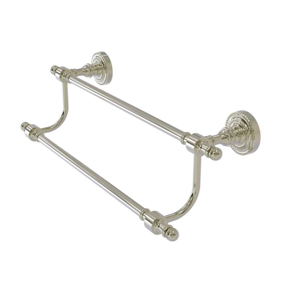 Retro Dot Collection 30 Inch Double Towel Bar