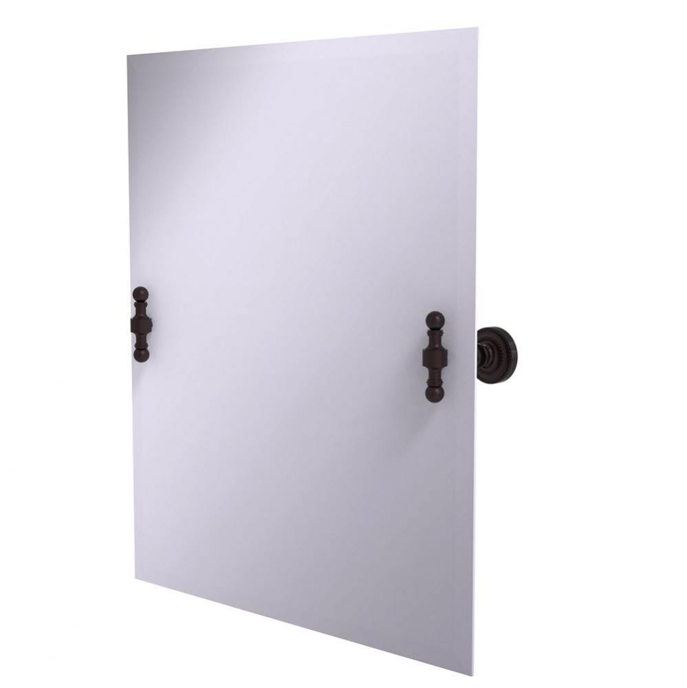 Frameless Rectangular Tilt Mirror with Beveled Edge