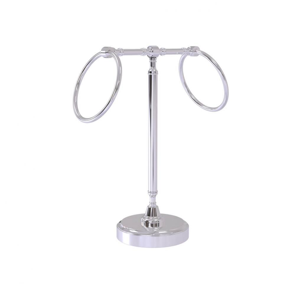 Vanity Top 2 Towel Ring Guest Towel Holder