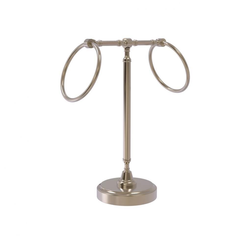 Vanity Top 2 Towel Ring Guest Towel Holder