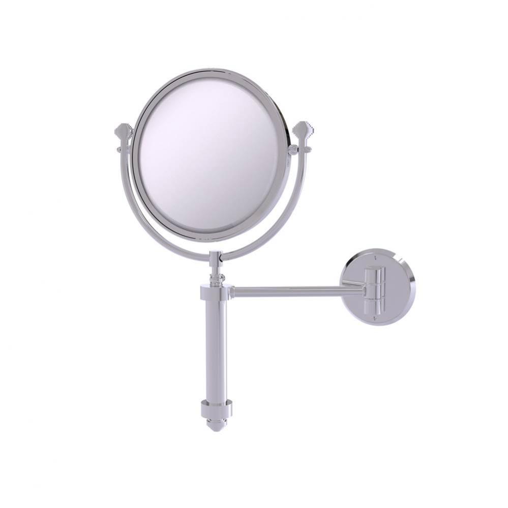 Southbeach Collection Wall Mounted Make-Up Mirror 8 Inch Diameter with 4X Magnification