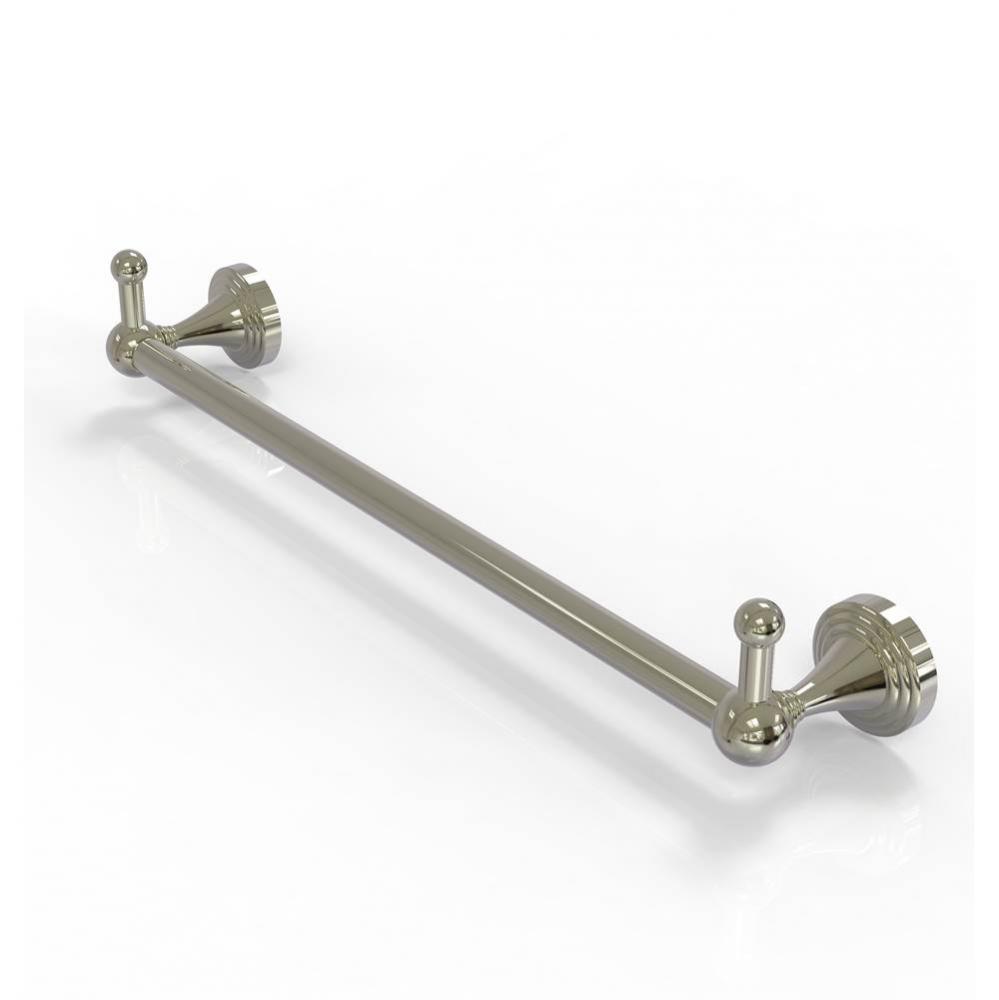 Sag Harbor Collection 18 Inch Towel Bar with Integrated Hooks
