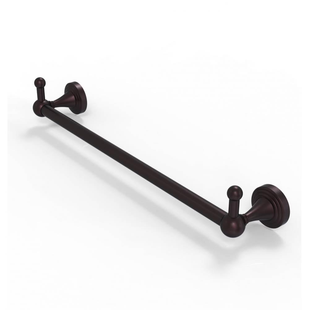 Sag Harbor Collection 30 Inch Towel Bar with Integrated Hooks