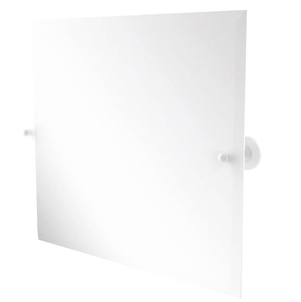 Sag Harbor Collection Frameless Landscape Rectangular Tilt Mirror with Beveled Edge