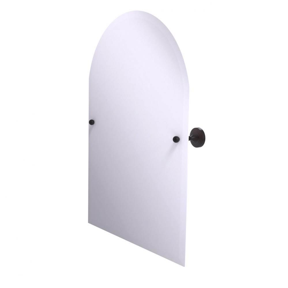 Sag Harbor Collection Frameless Arched Top Tilt Mirror with Beveled Edge
