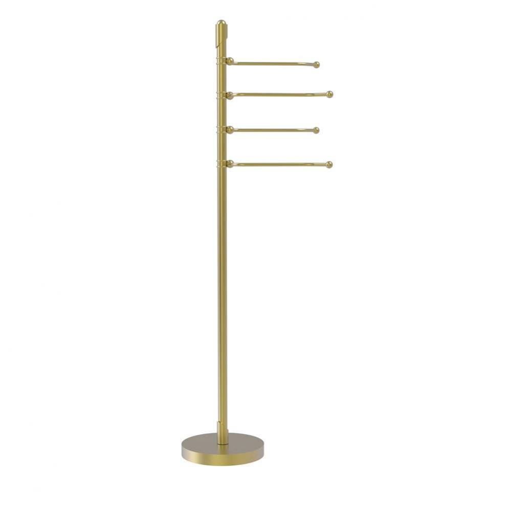 Soho Collection Free Standing 4 Pivoting Swing Arm Towel Stand