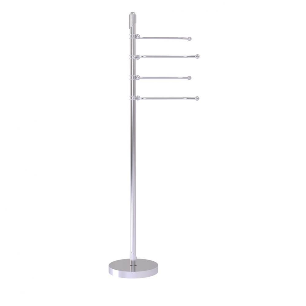Soho Collection Free Standing 4 Pivoting Swing Arm Towel Stand