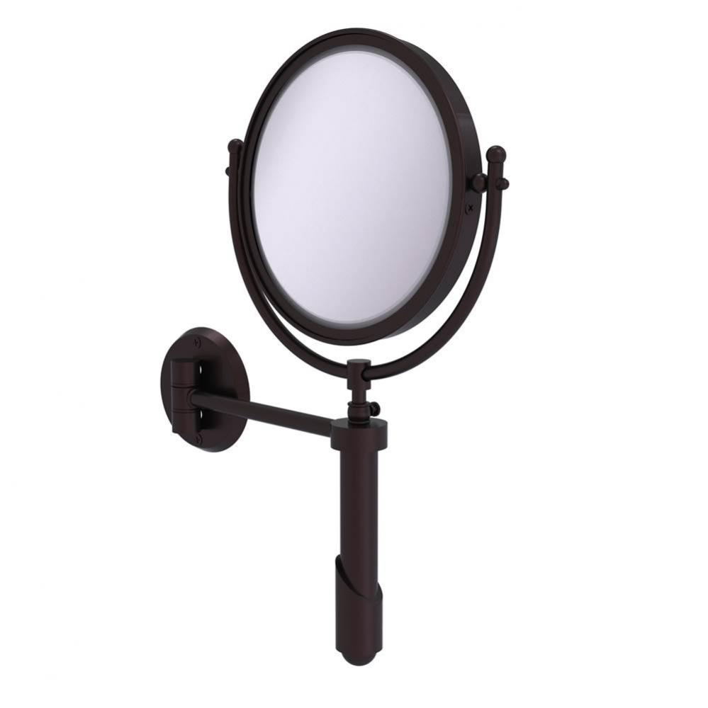 Soho Collection Wall Mounted Make-Up Mirror 8 Inch Diameter with 5X Magnification