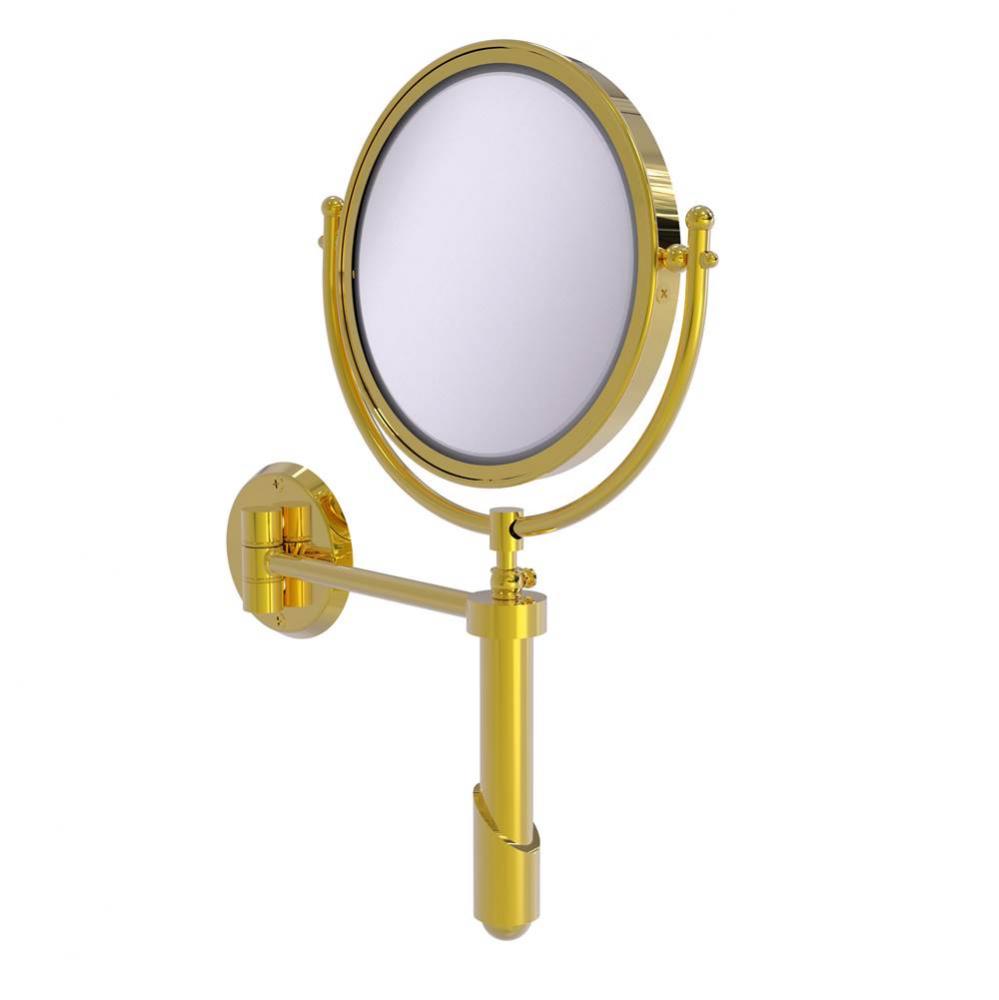 Soho Collection Wall Mounted Make-Up Mirror 8 Inch Diameter with 5X Magnification