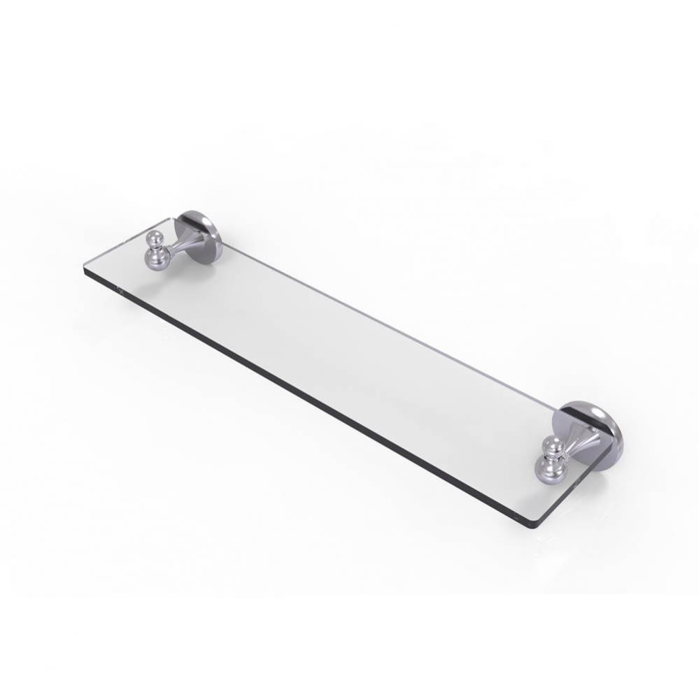 Shadwell Collection 22 Inch Glass Vanity Shelf with Beveled Edges