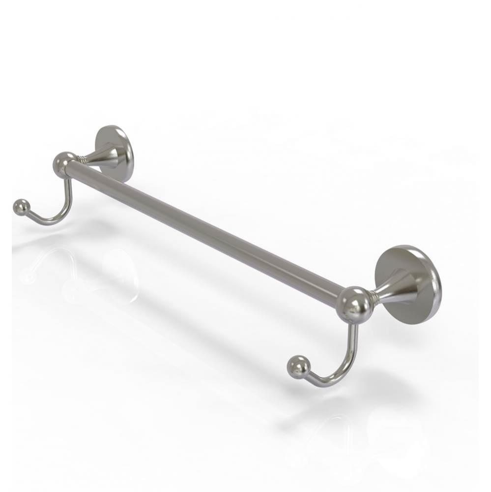 Shadwell Collection 18 Inch Towel Bar with Integrated Hooks