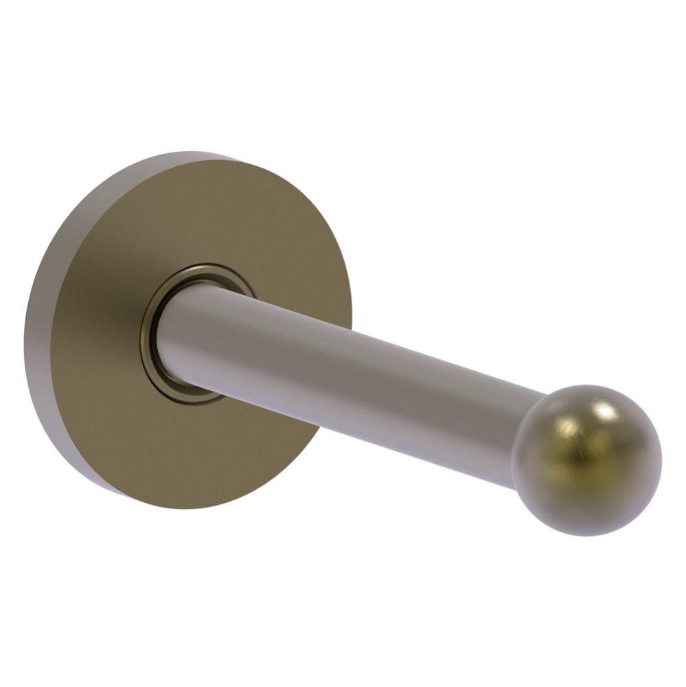 Traditional Retractable Wall Hook - Antique Brass