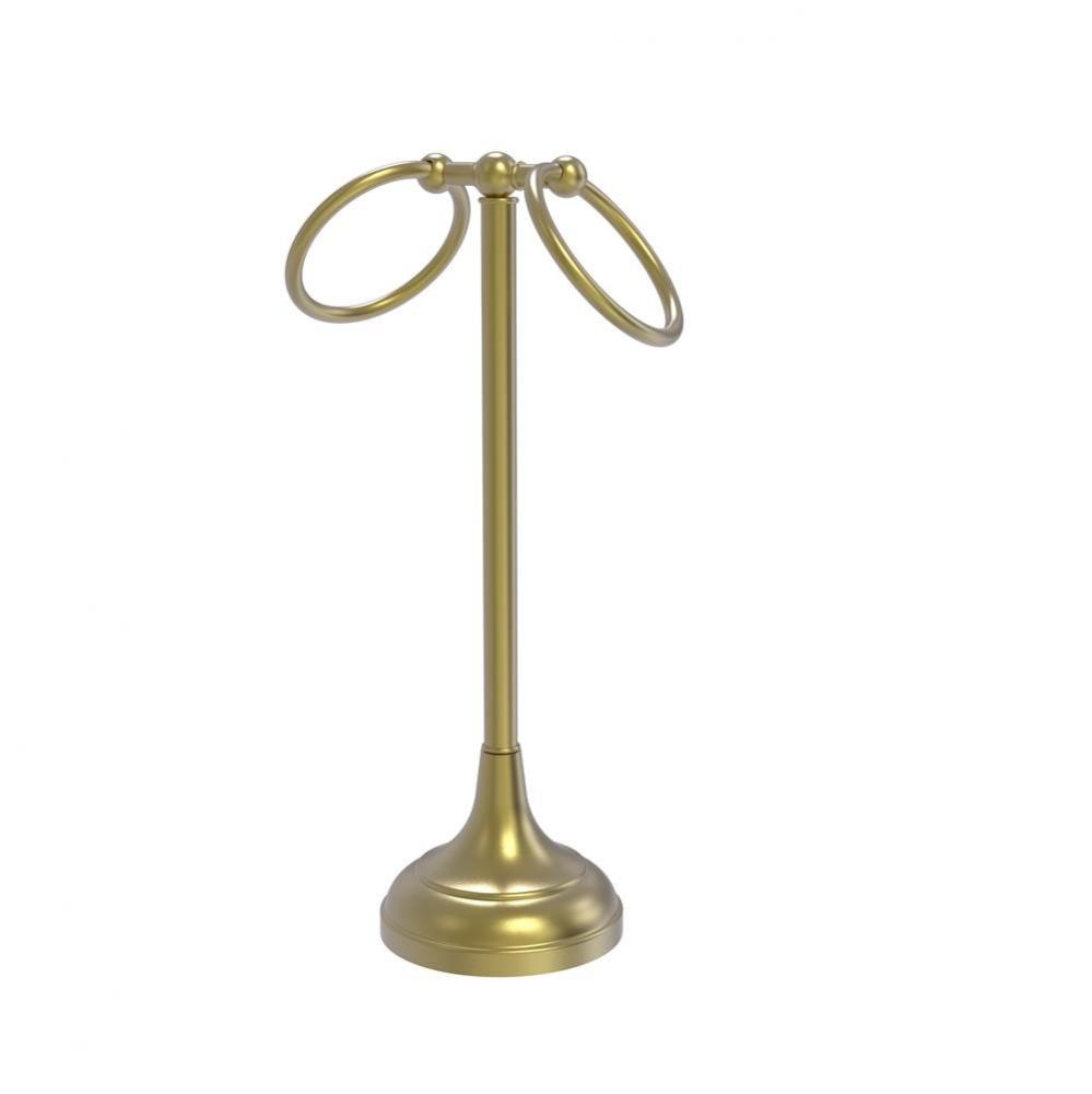 Vanity Top 2 Ring Guest Towel Holder