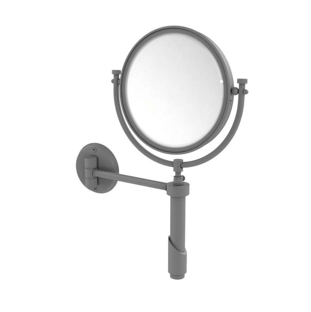 Tribecca Collection Wall Mounted Make-Up Mirror 8 Inch Diameter with 5X Magnification