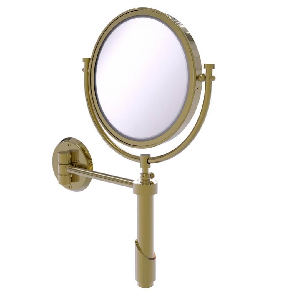 Tribecca Collection Wall Mounted Make-Up Mirror 8 Inch Diameter with 5X Magnification