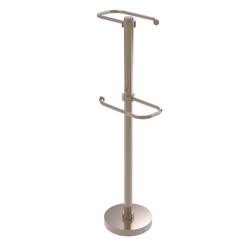 Free Standing Two Roll Toilet Tissue Stand