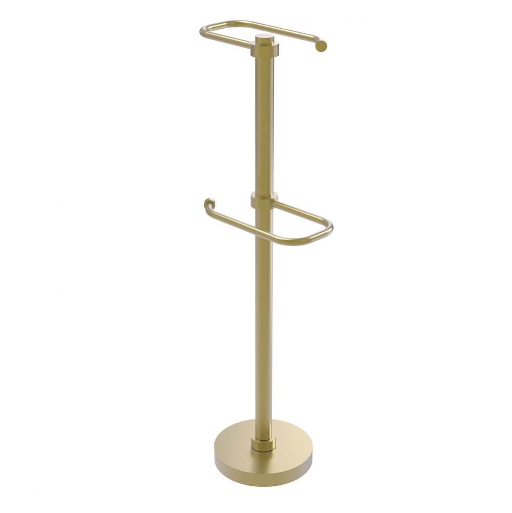 Free Standing Two Roll Toilet Tissue Stand
