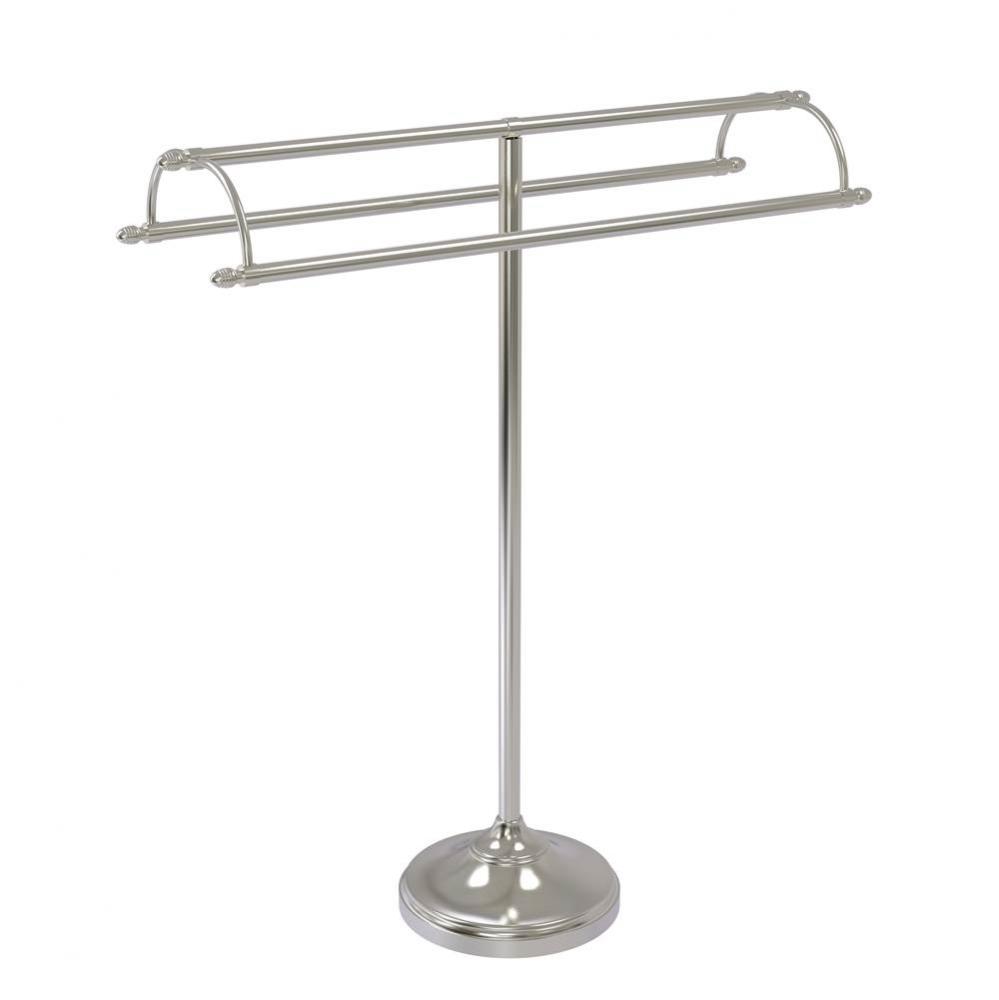 Free Standing Double Arm Towel Holder
