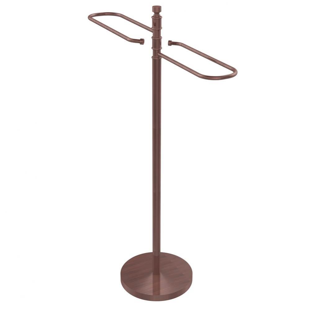 Contemporary Free Standing Floor Bath Towel Valet