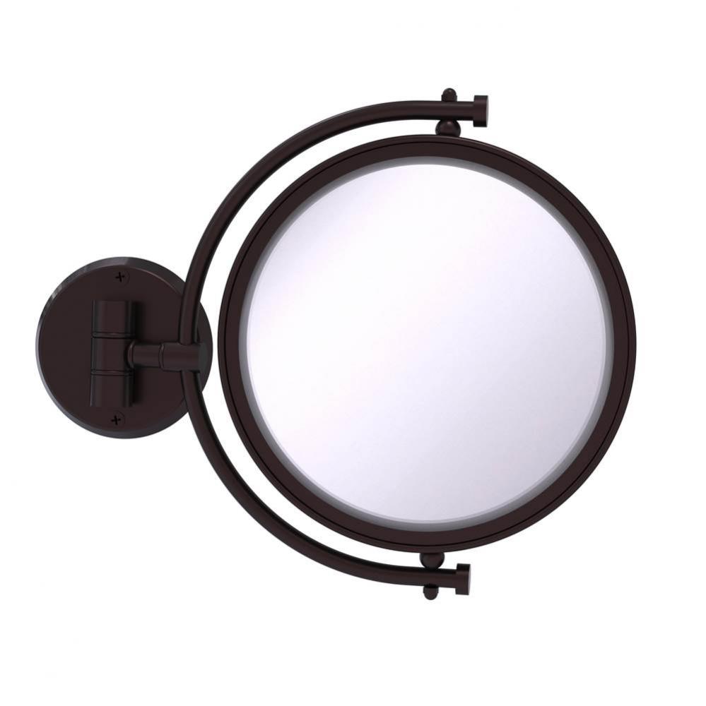 8 Inch Wall Mounted Make-Up Mirror 4X Magnification