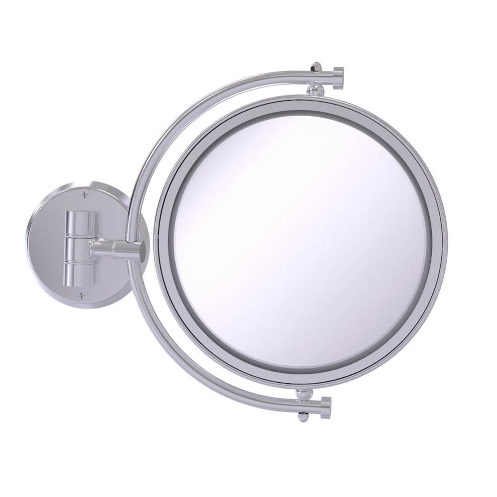 8 Inch Wall Mounted Make-Up Mirror 4X Magnification