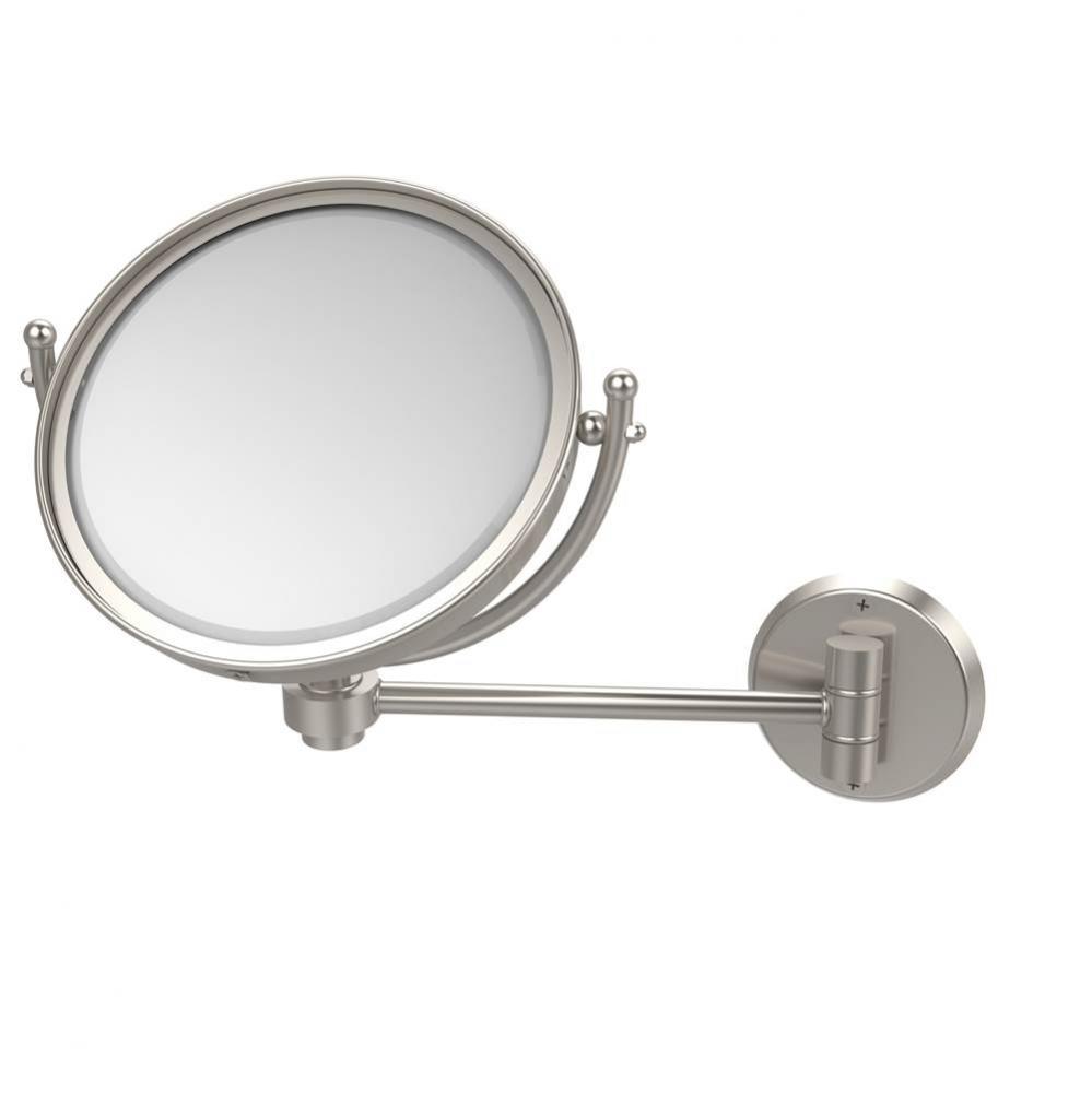 8 Inch Wall Mounted Make-Up Mirror 2X Magnification
