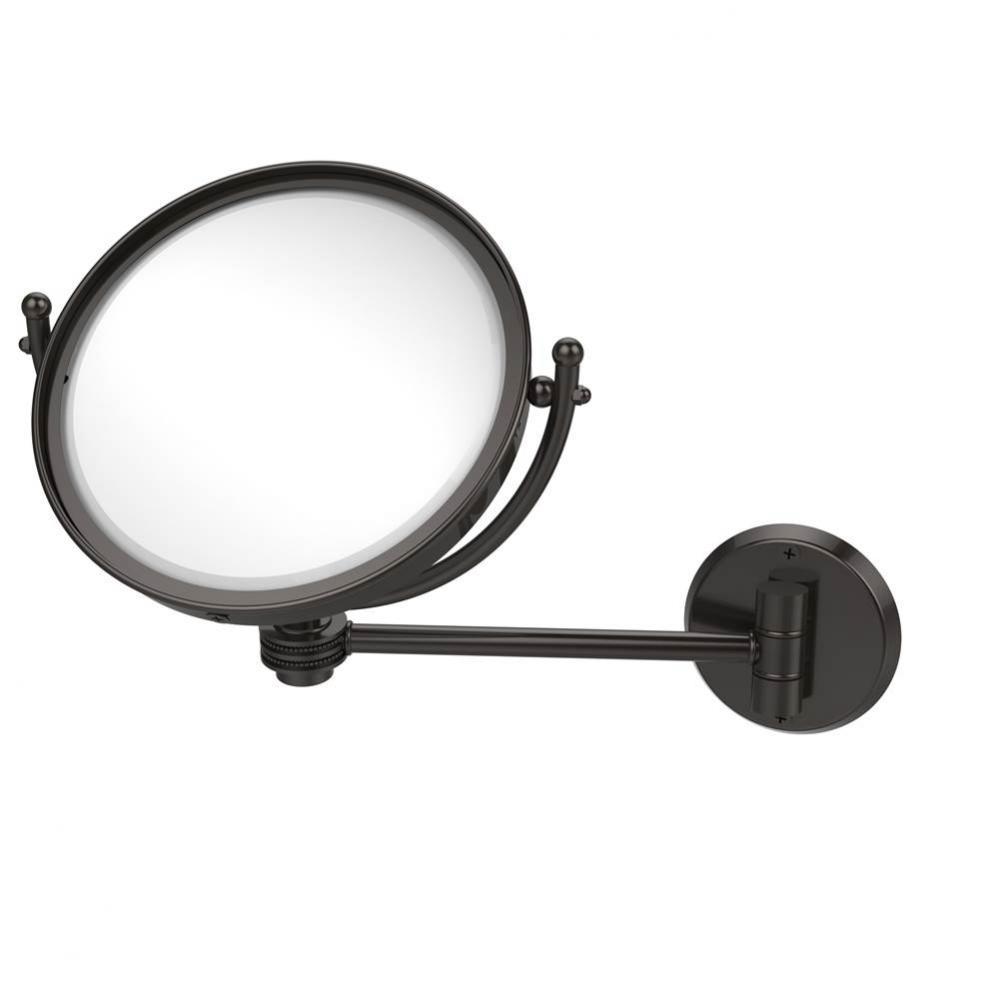 8 Inch Wall Mounted Make-Up Mirror 3X Magnification