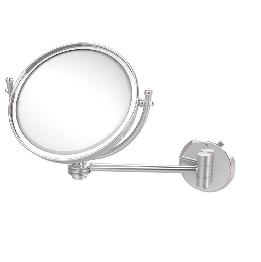 8 Inch Wall Mounted Make-Up Mirror 5X Magnification