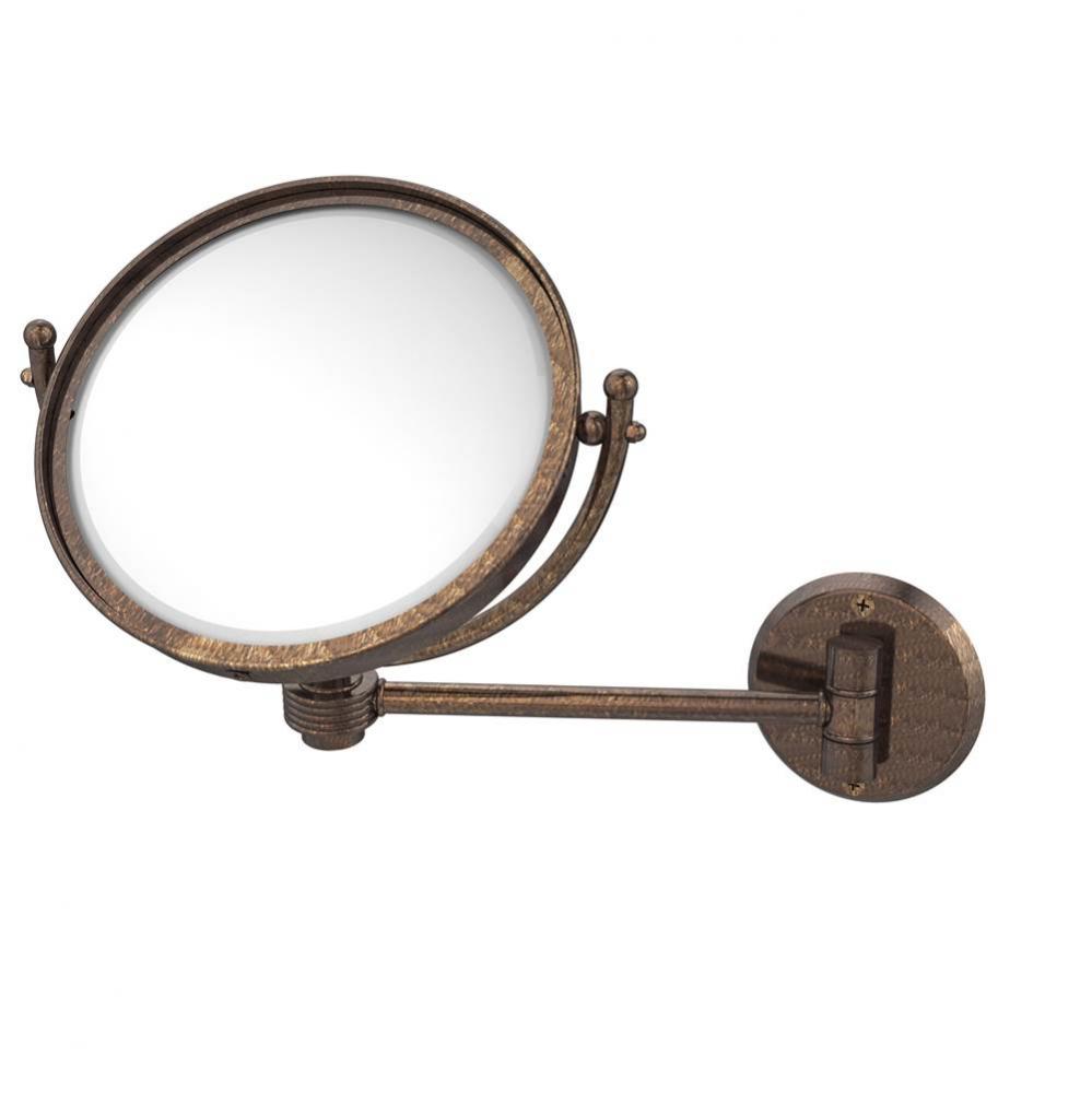 8 Inch Wall Mounted Make-Up Mirror 3X Magnification