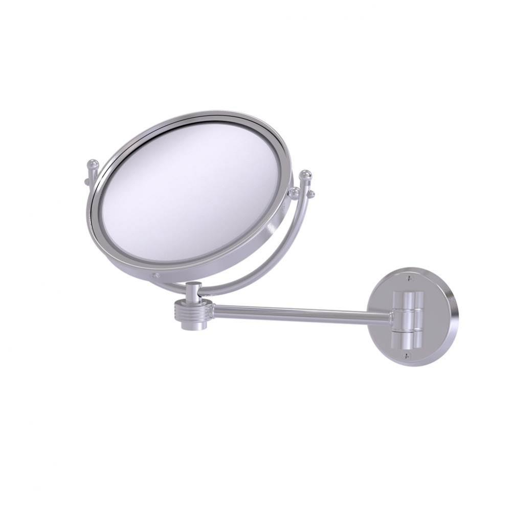 8 Inch Wall Mounted Make-Up Mirror 4X Magnification