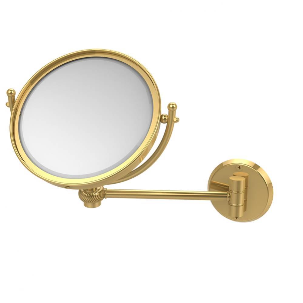 8 Inch Wall Mounted Make-Up Mirror 4X Magnification