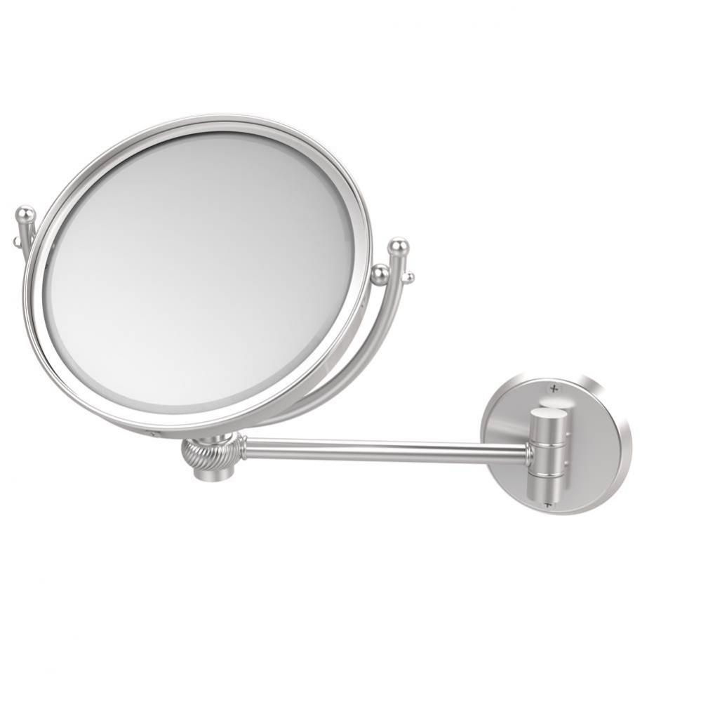 8 Inch Wall Mounted Make-Up Mirror 4X Magnification