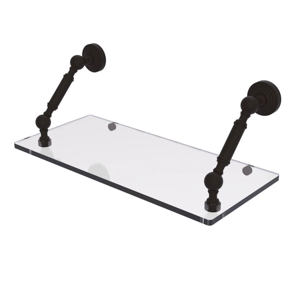 Waverly Place Collection 18 Inch Floating Glass Shelf