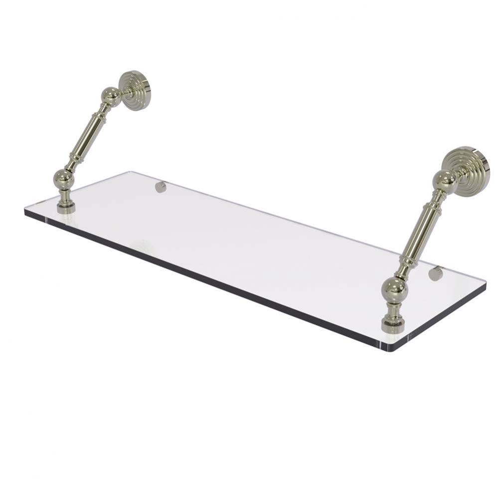 Waverly Place Collection 24 Inch Floating Glass Shelf