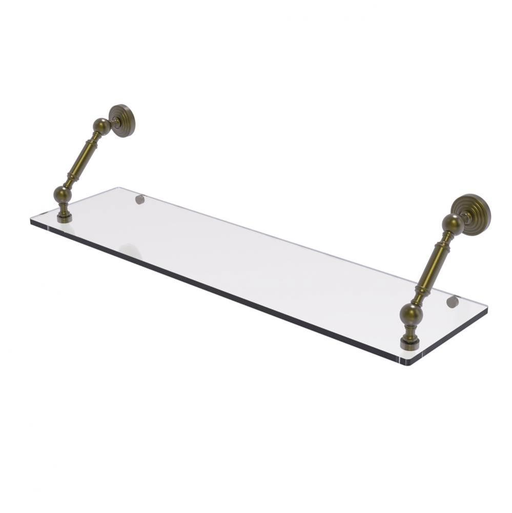Waverly Place Collection 30 Inch Floating Glass Shelf