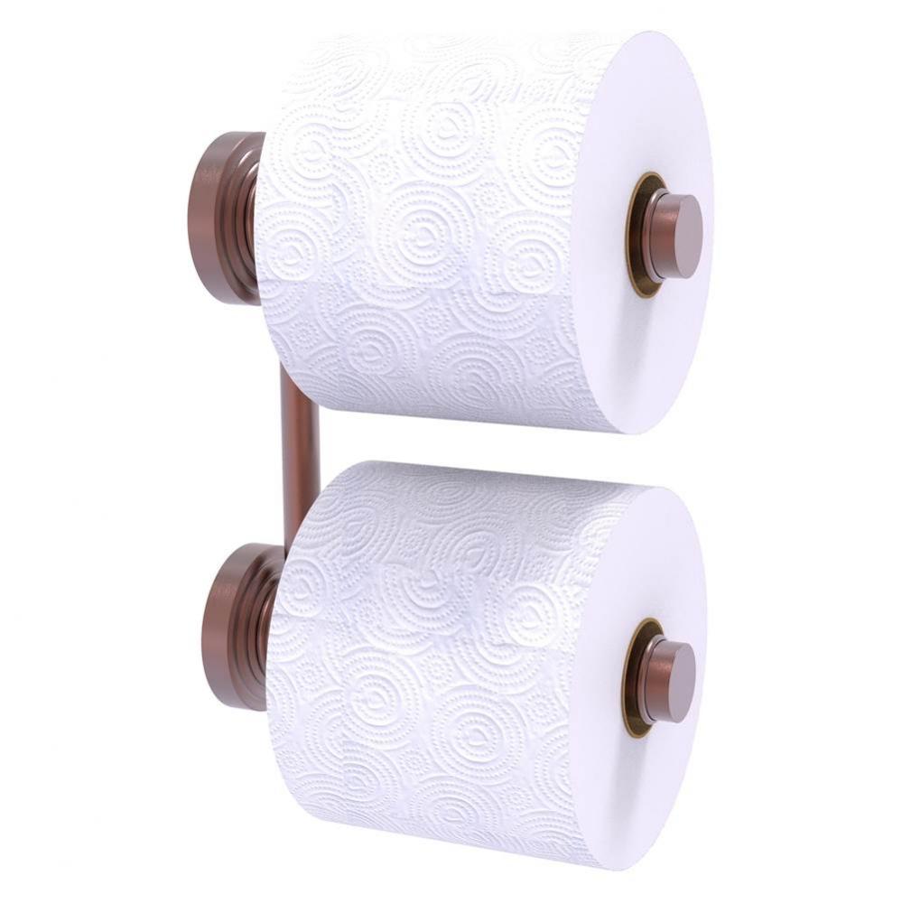 Waverly Place Collection 2 Roll Reserve Roll Toilet Paper Holder - Antique Copper