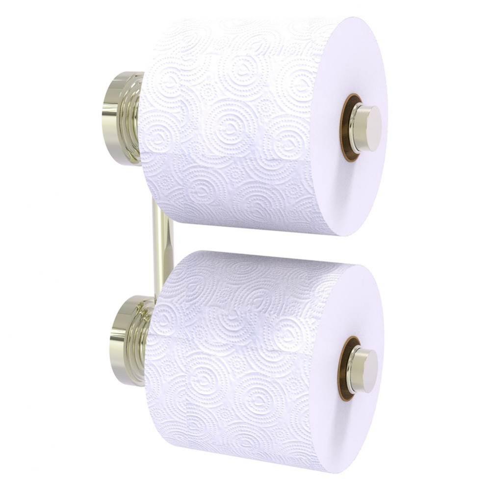 Waverly Place Collection 2 Roll Reserve Roll Toilet Paper Holder - Polished Nickel