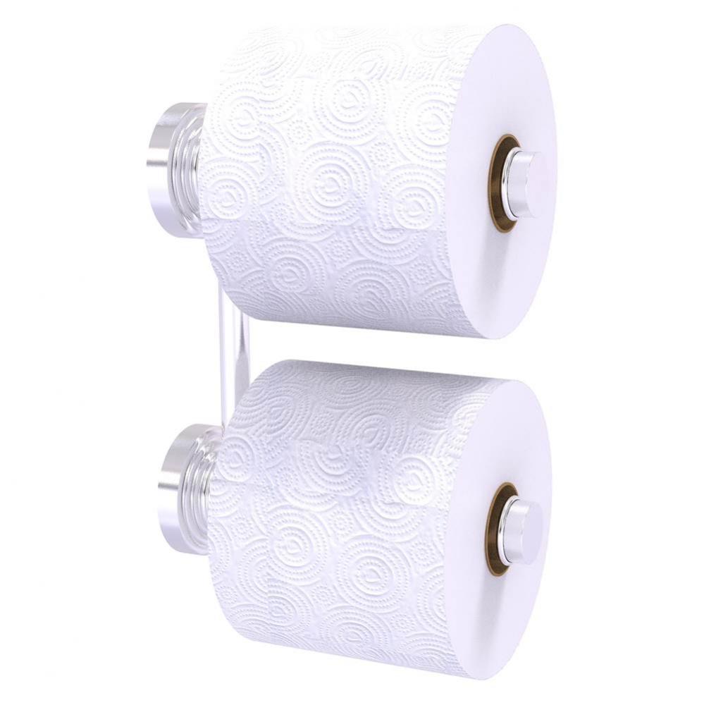 Waverly Place Collection 2 Roll Reserve Roll Toilet Paper Holder - Satin Chrome